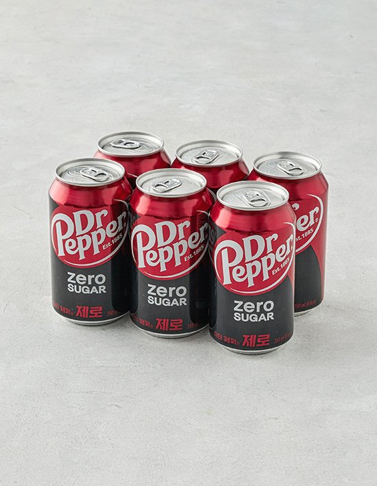 [코카콜라] 닥터페퍼 제로 (350mL X 6입)
