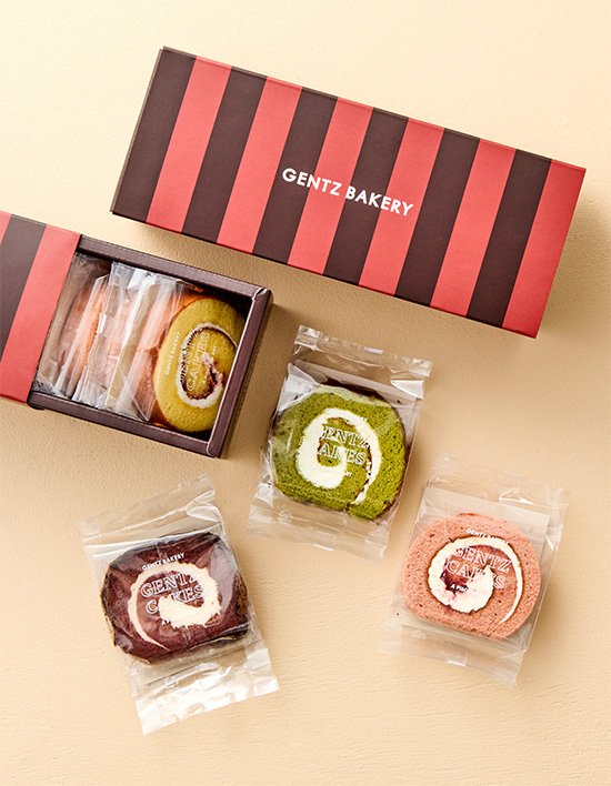 [선물세트] 겐츠베이커리 롤케이크 피스 세트 (8입)