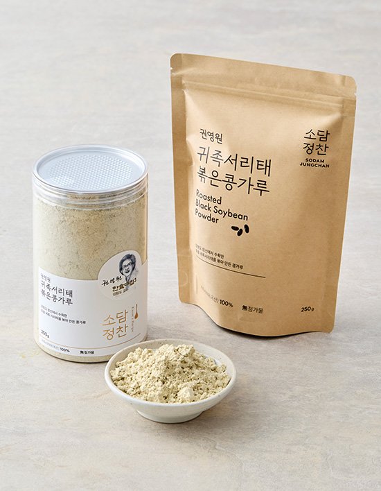 [권영원 소담정찬] 귀족서리태 볶은콩가루 2종