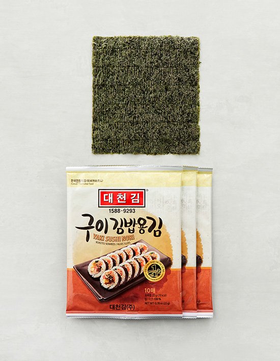 [대천김] 구이김밥용김 22g X 3봉