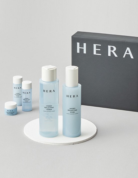 [헤라] 하이드로 리플렉팅 2종 세트 (토너, 플루이드) (+쇼핑백)