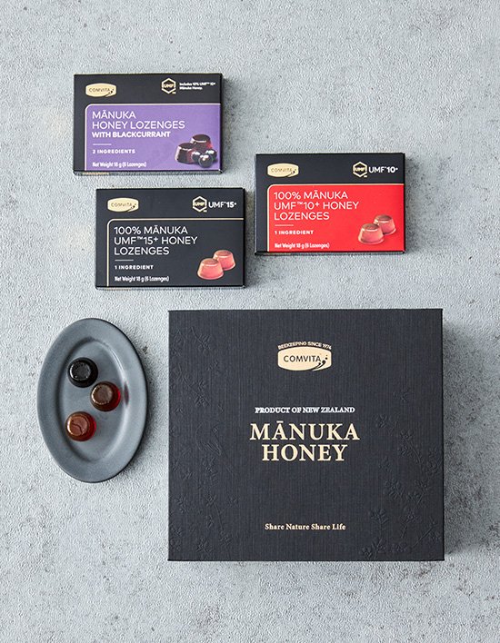 [콤비타] 퓨어 마누카꿀 로젠지 블랙세트 (블랙커런트/로젠지15+/로젠지10+)