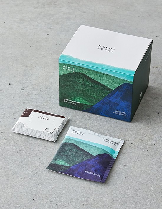 [모모스커피] 부산 블렌드 드립백 15개입 (쇼핑백 포함)