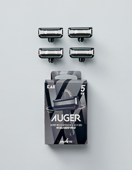 [카이] AUGER 아우거 면도날 4개입