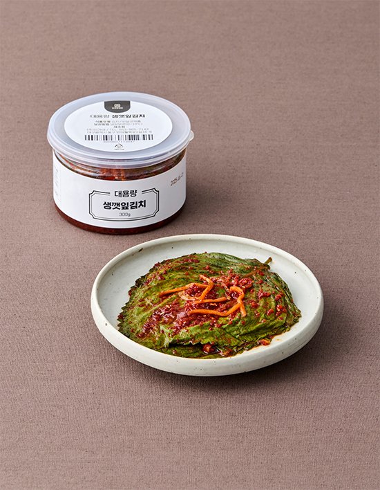 [진가네반찬] 생깻잎김치 300g (대용량)
