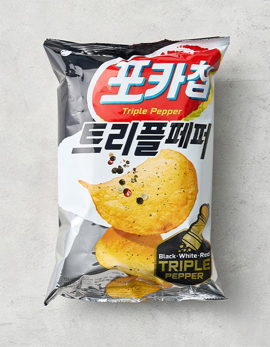 [오리온] 포카칩 트리플페퍼 124g
