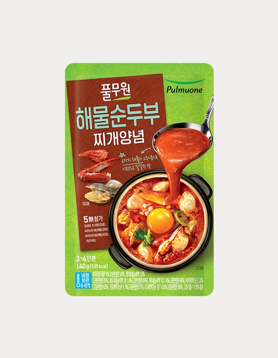 [풀무원] 해물 순두부찌개 양념 140g