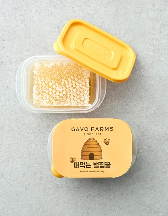[가보팜스] 떠먹는 벌집꿀 250g