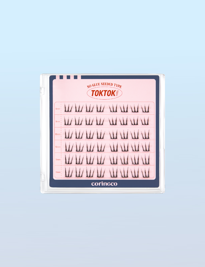 톡톡하라 노글루 속눈썹 #뮤즈 라이트 (48pcs)