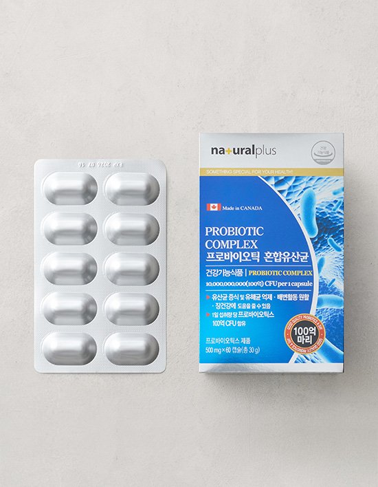 [내츄럴플러스] 100억 프로바이오틱스 혼합유산균 (60일분)