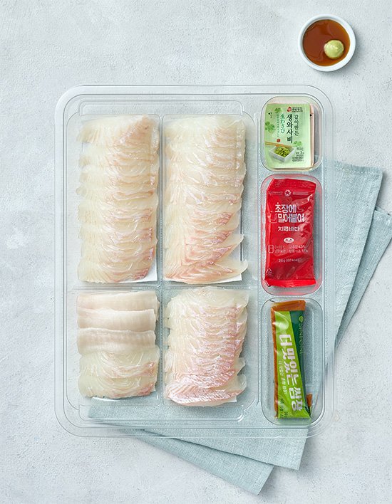 [모현상회] 반마리 대광어회 390g