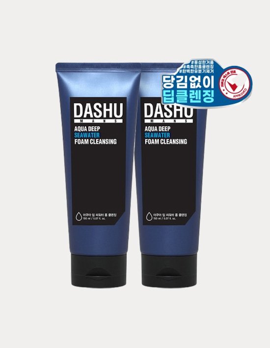 [다슈] 아쿠아 딥 씨워터 폼클렌징 150ml, 2개