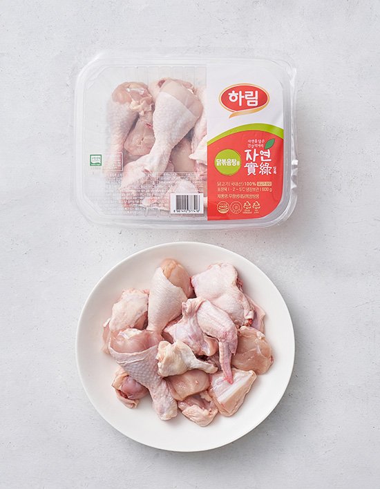 [자연실록] 무항생제 닭볶음탕용 800g
