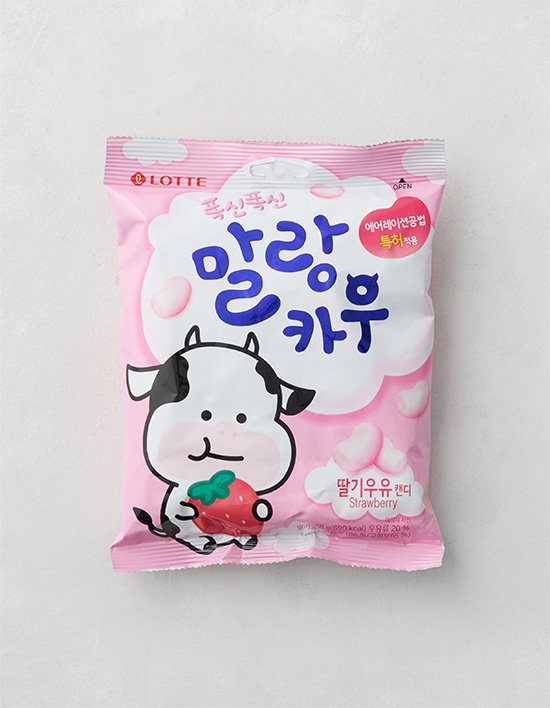 [롯데] 말랑카우 딸기 158g