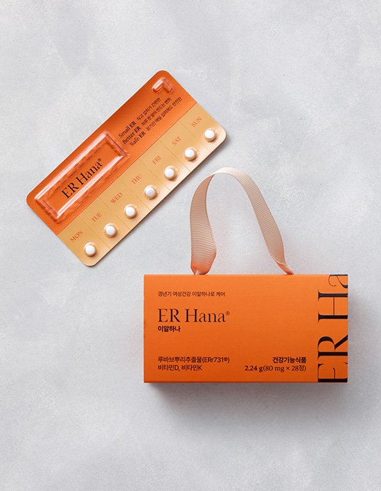 [이알하나] 루바브뿌리추출물(ERr731) 80mg(28일분)