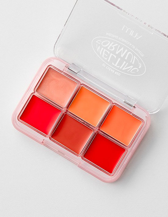 [루나] 멜팅 포뮬라 립팔레트 1호 클리어 레드 10.2g