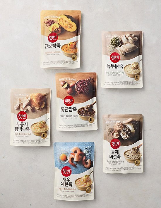 [햇반죽] 간편 별미죽 9종 (택1)