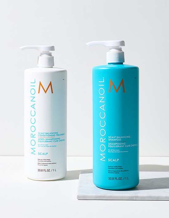 [모로칸오일] 스칼프 밸런싱 샴푸 / 컨디셔닝 트리트먼트 1000ml (두피 케어 라인)