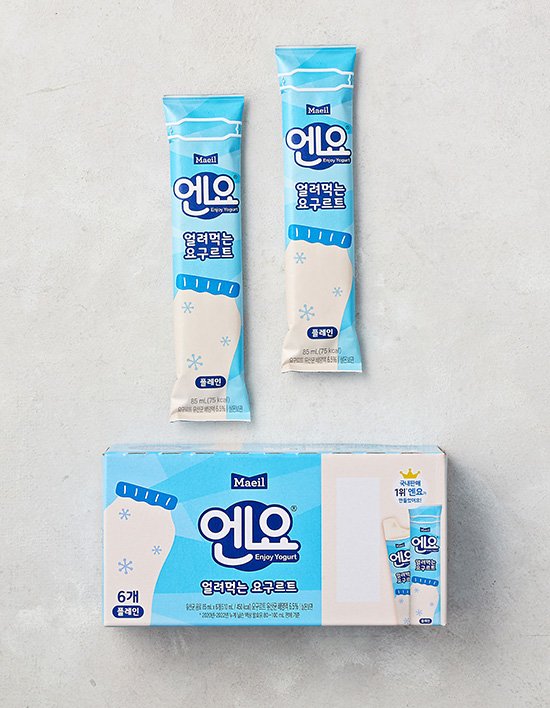 [엔요] 얼려먹는 요구르트 (85ml X 6개입)