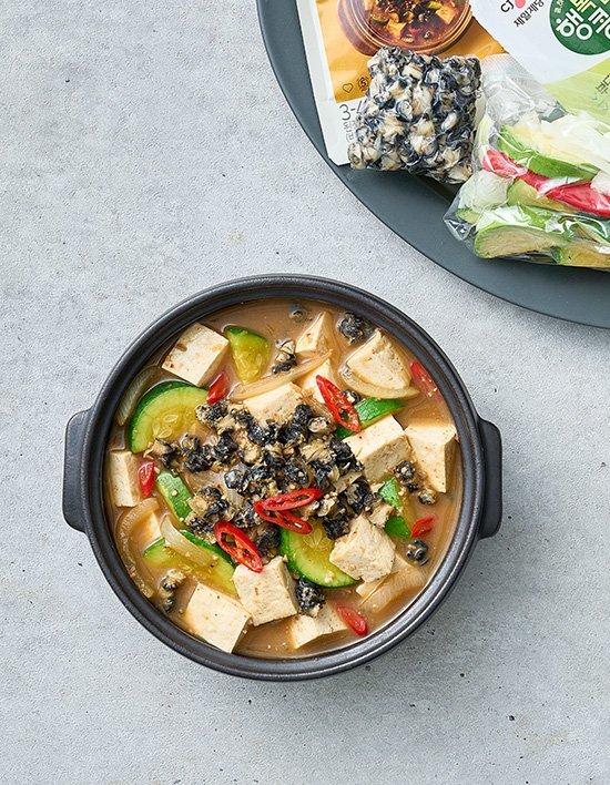 [백설다담] 옛맛 담은 우렁강된장찌개