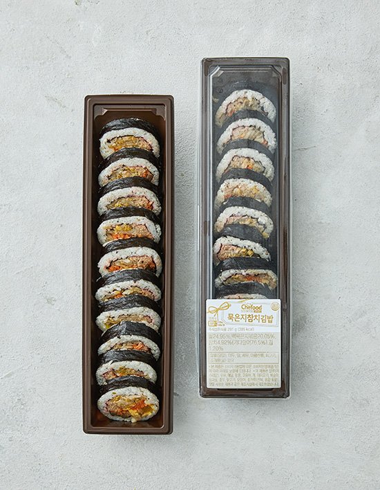 [쉐푸드] 묵은지 참치 김밥