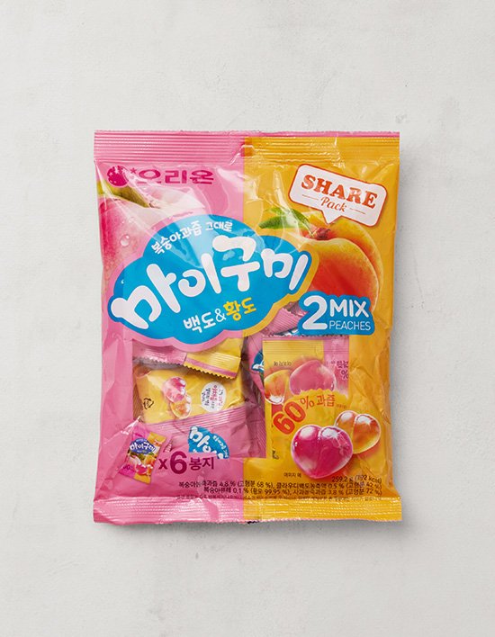 [오리온] 마이구미 백도 & 황도 259.2g