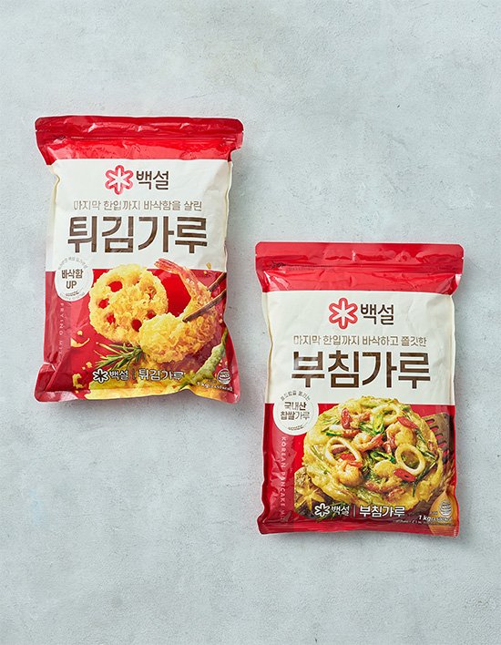 [백설] 부침 & 튀김 가루 2종