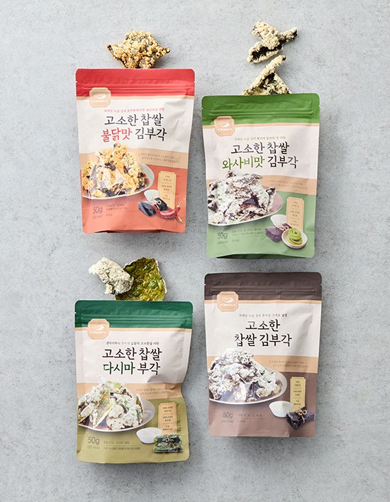 [오가네참부각] 찹쌀부각 50g 4종 (택1)