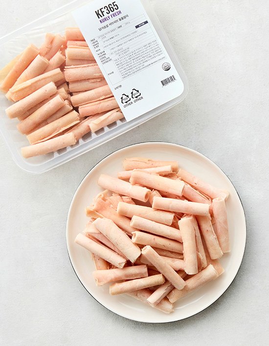 [KF365] 닭가슴살 샤브샤브 돌돌말이 400g (냉동)