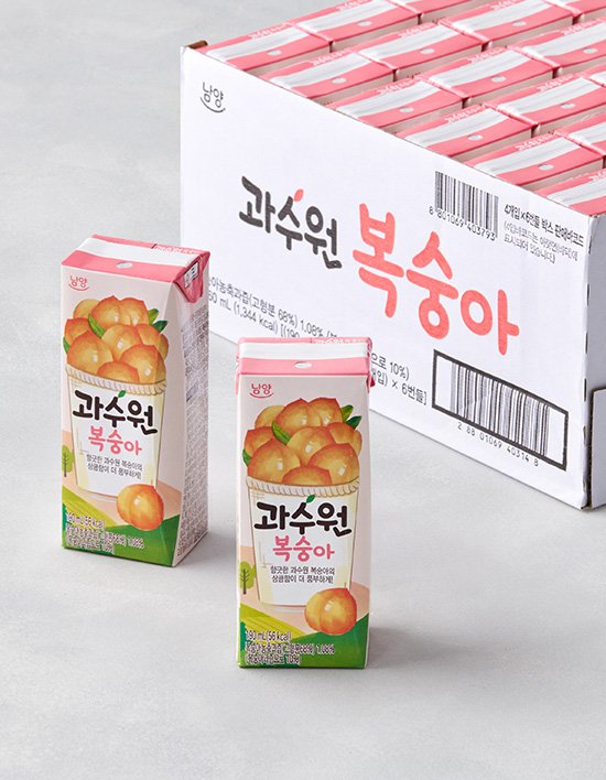 [남양] 과수원 복숭아 주스 (190mL X 24개)