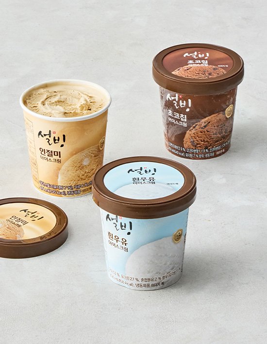 [설빙] 파인트 아이스크림 474mL 3종(택1)