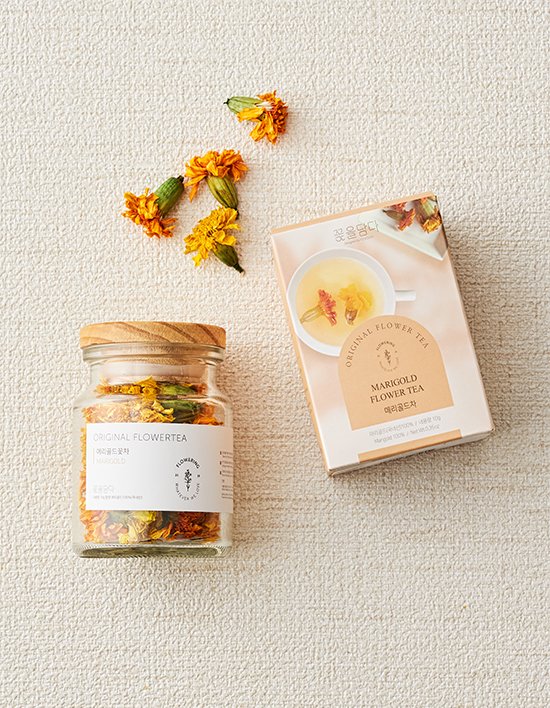 [꽃을담다] 메리골드 꽃송이차 10g
