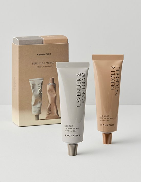 [아로마티카] 핸드크림 듀엣 선물세트(서렌&임브레이스)