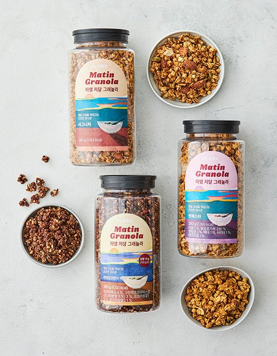 [마땡] 저당 그래놀라 3종 (택1)