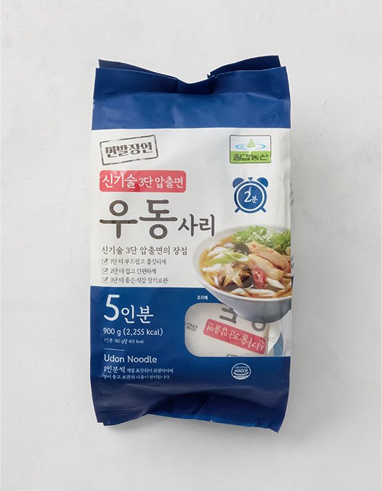 [칠갑농산] 우동사리 900g (180g*5개입 개별포장)