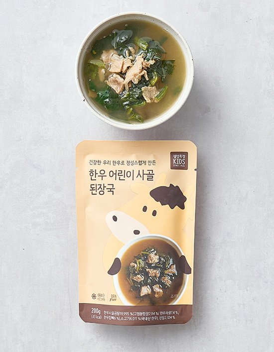 [설성목장KIDS]한우 사골 어린이 된장국200g
