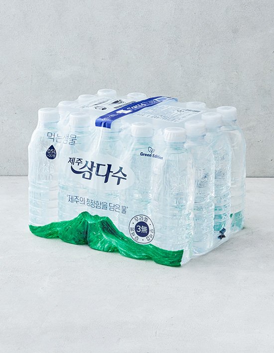 [제주 삼다수] 무라벨 생수 (500mL X 20개)(유/무라벨 랜덤)