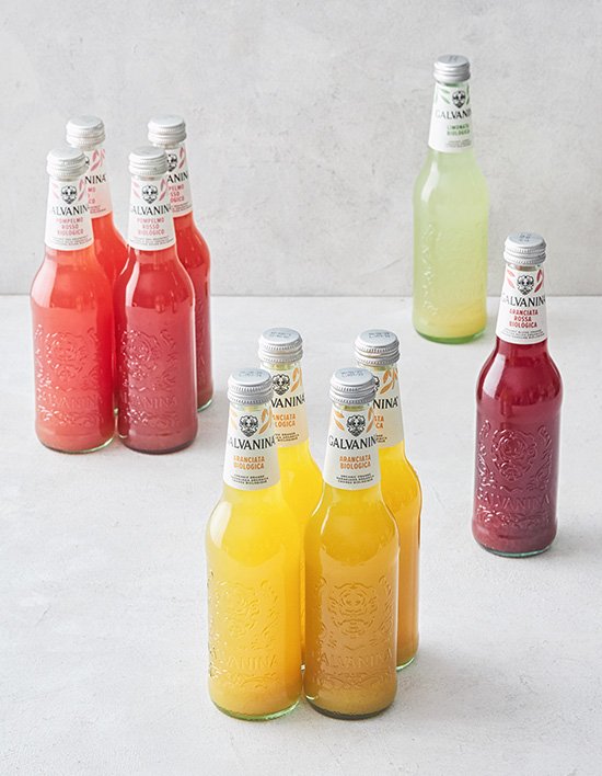 [갈바니나] 유기농 과일 탄산음료 (355mL X 4개입) (택1)