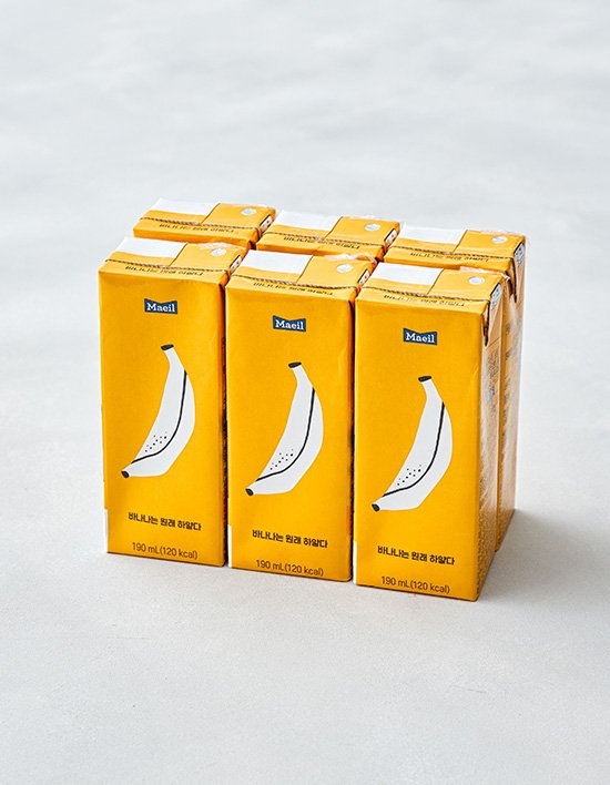 [매일] 바나나는 원래 하얗다 190mL x 6개입