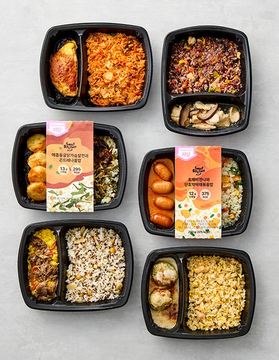[스윗밸런스] 오늘의 식단 도시락 6종 (택1)