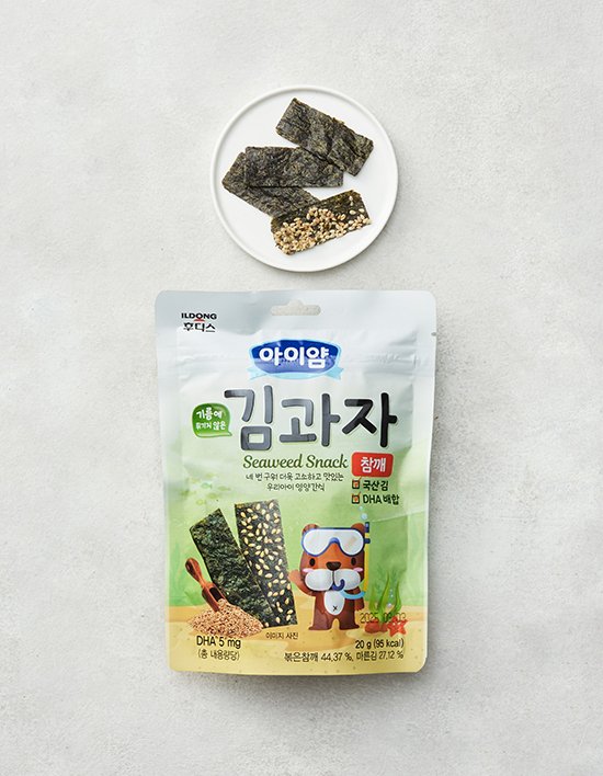 [일동후디스] 아이얌 김과자 참깨 20g