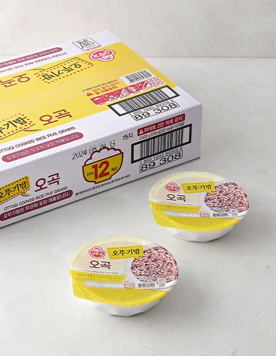[오뚜기] 오뚜기밥 오곡 210g*12