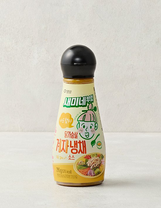 [새미네부엌] 닭가슴살 겨자냉채소스 295g
