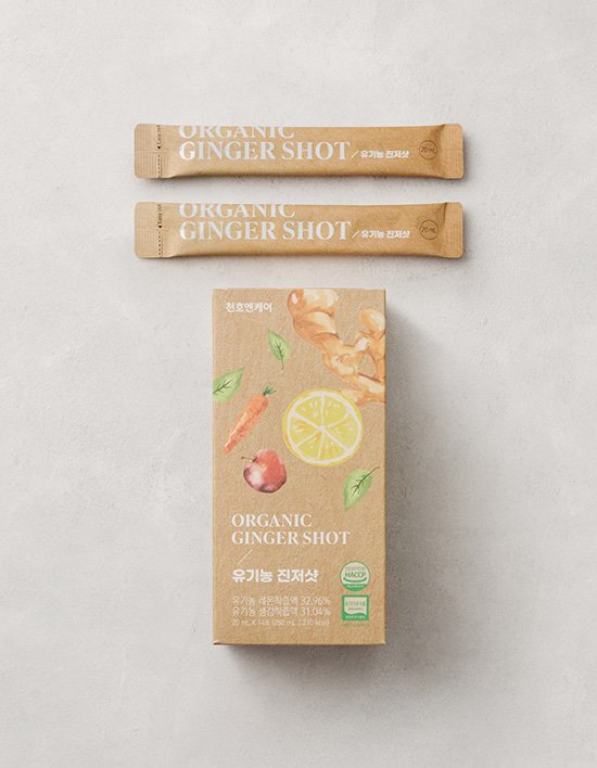 [천호엔케어] 유기농 생강 진저샷 (14일)