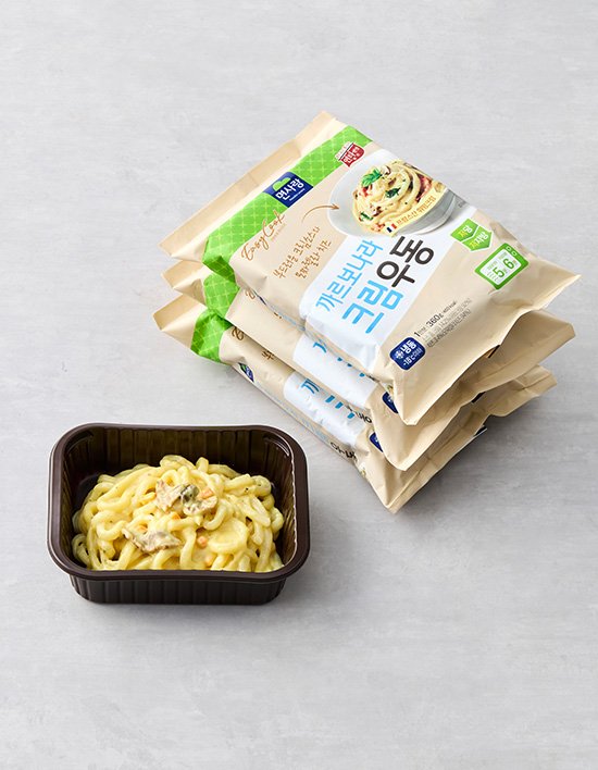 [면사랑] 까르보나라 크림우동 용기면 360g*3개입