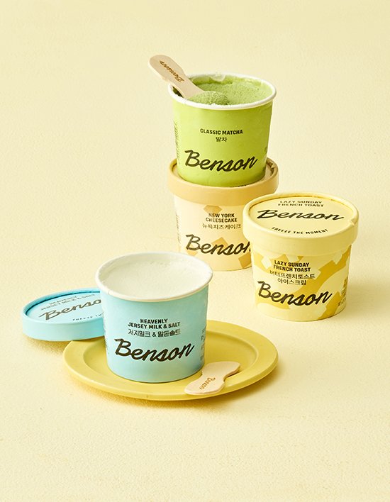 [벤슨] 미니컵 아이스크림 100mL 4종