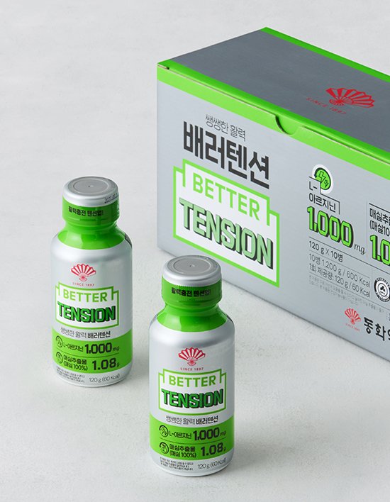 [동화약품] 부채표 배러텐션 120ml 10입