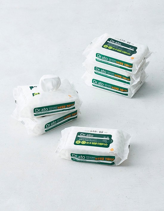 [닥터아토] 눈&얼굴 전용티슈 20매 1개입/6개입 2종 (택1)