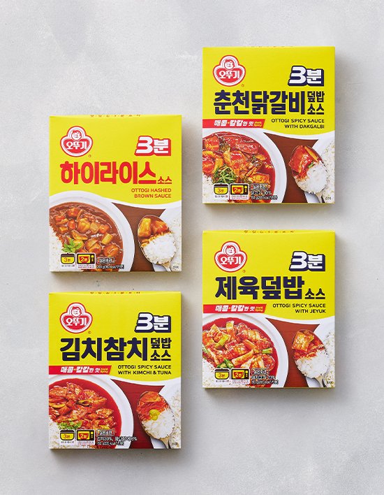 [오뚜기] 3분 덮밥소스 4종 (택1)