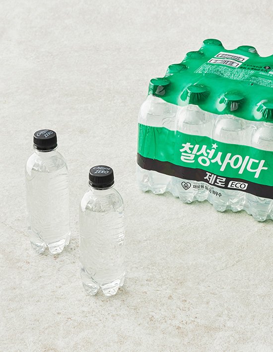[롯데칠성] 칠성사이다 제로 (무라벨) 300mL X 20입